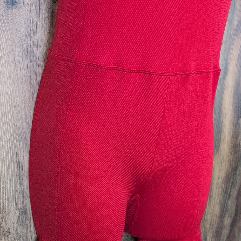 All in Motion NWT Seamless Red Jumpsuit Bodysuit S             M308 - Picture 3 of 8